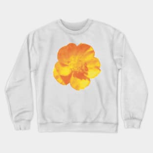 Golden Buttercup Flower Crewneck Sweatshirt